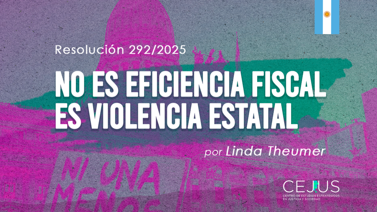 No es Eficiencia Fiscal. Es Violencia Estatal